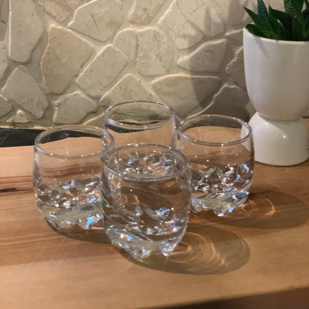 BORMIOLO ROCCO GALASSIA | Set of 4 | Crystal Shot Glasses